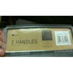 12 Brass Door/Drawer handles.