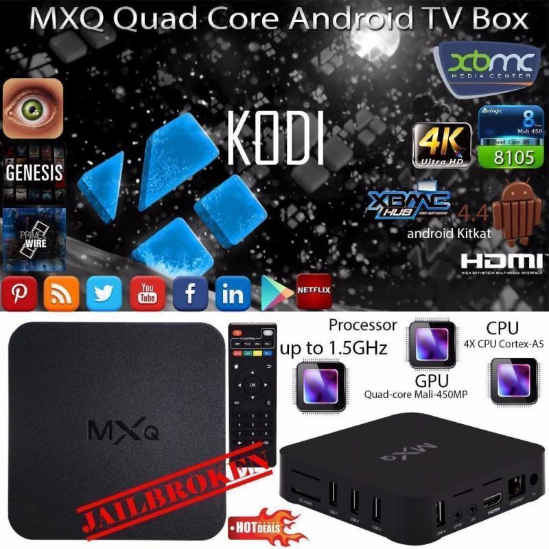 Android TV Box - MXQ Google Android TV Box - With KODI Free Sports Movies