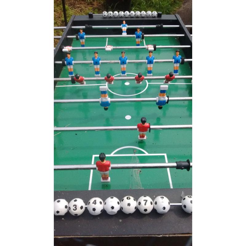 FOOTBALL TABLE. NO BALL.VIEWING LINCOLN ,CHERRY WILLINGHAM