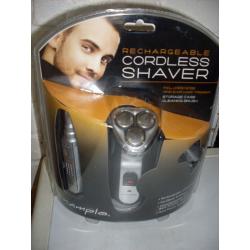 Rechargable cordless shaving set brand new and sealed