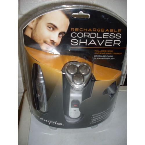 Rechargable cordless shaving set brand new and sealed