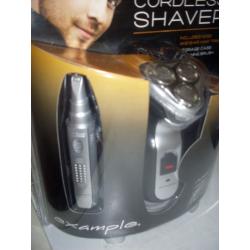 Rechargable cordless shaving set brand new and sealed