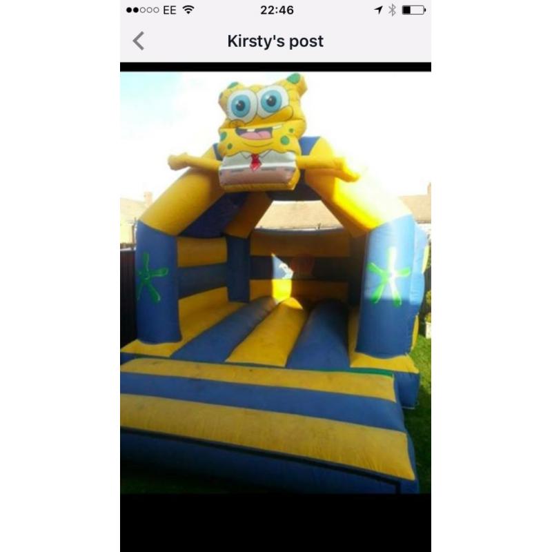 Bouncy castle full set up for sale