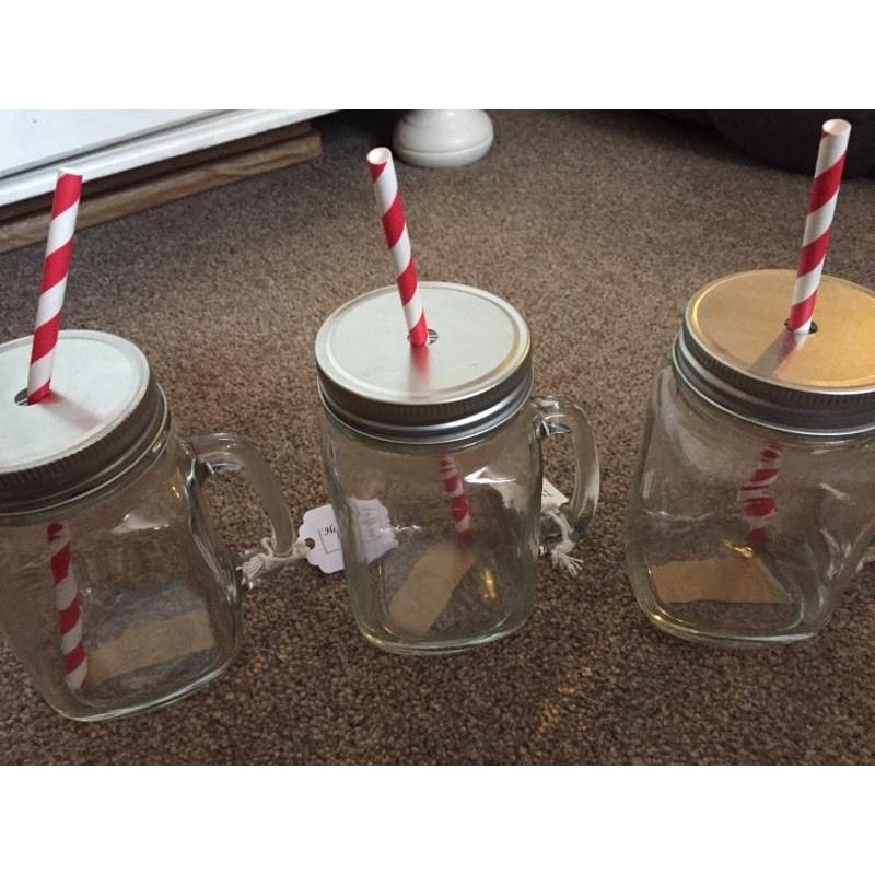 3x drinking jar