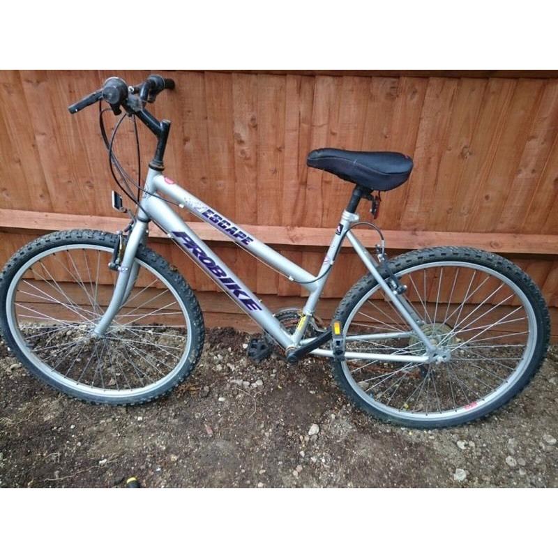 Ladies and men's mountain bikes