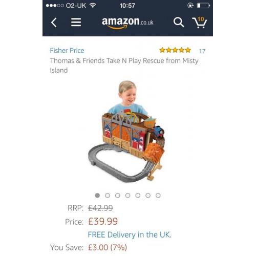 Thomas the tank take and play train sets x2! See pics