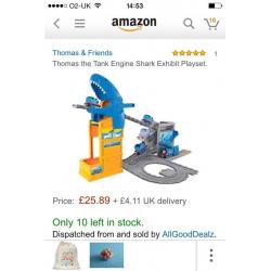 Thomas the tank take and play train sets x2! See pics