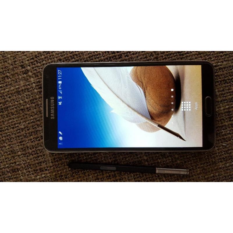 Samsung galaxy note 3 . Less than 1 year old. Excellent condition.