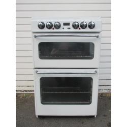 Newhome Double Oven Electric Cooker White Full Working Order