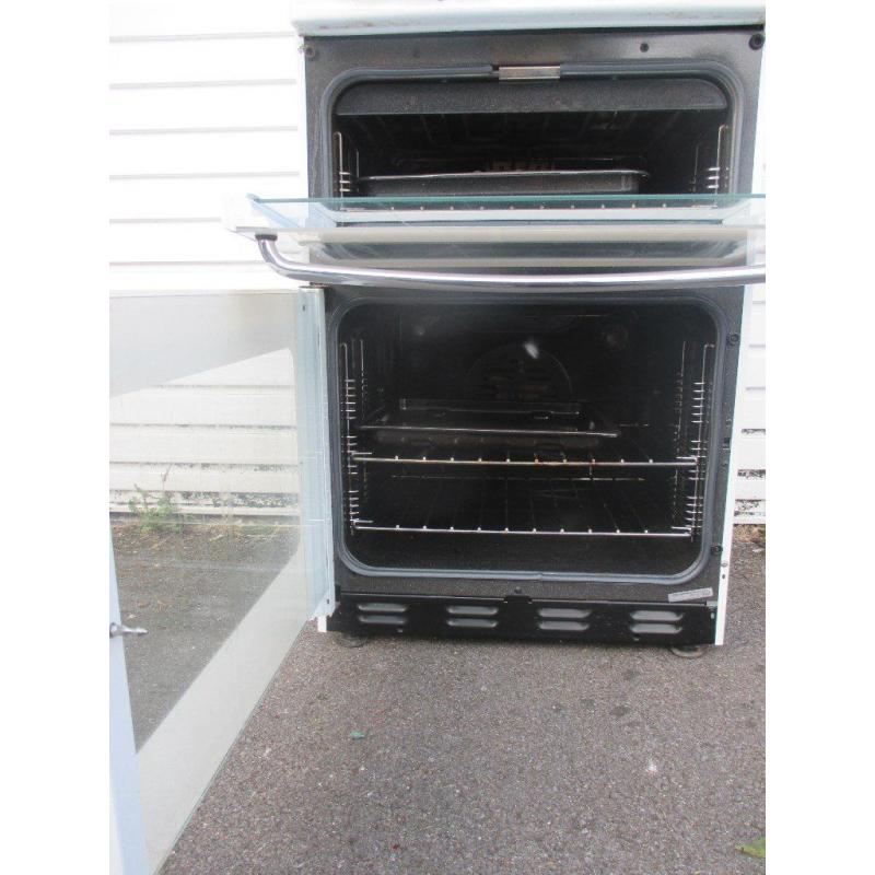 Newhome Double Oven Electric Cooker White Full Working Order
