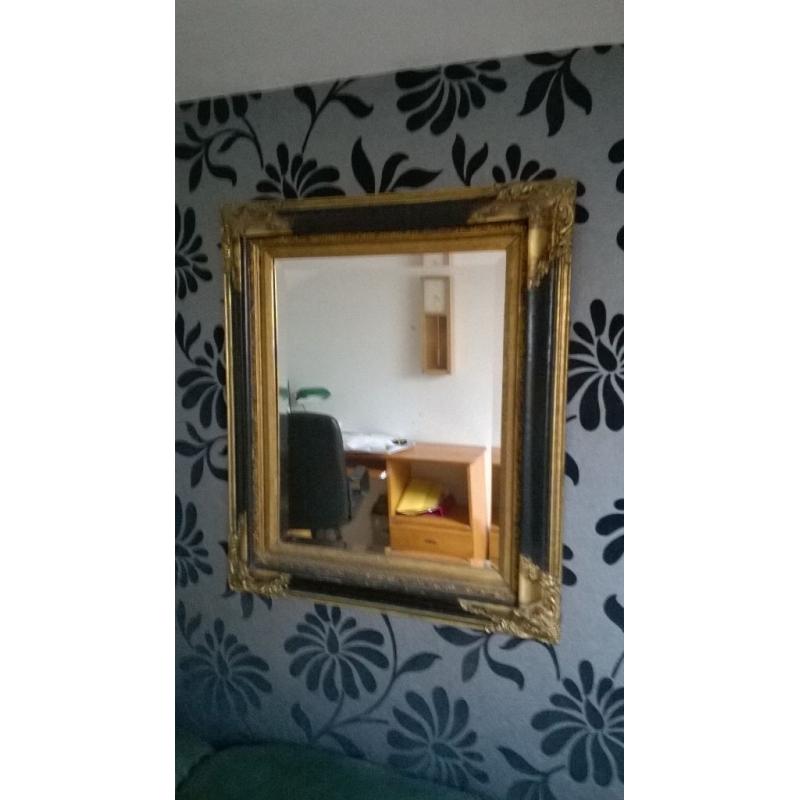 Heavy framed mirror