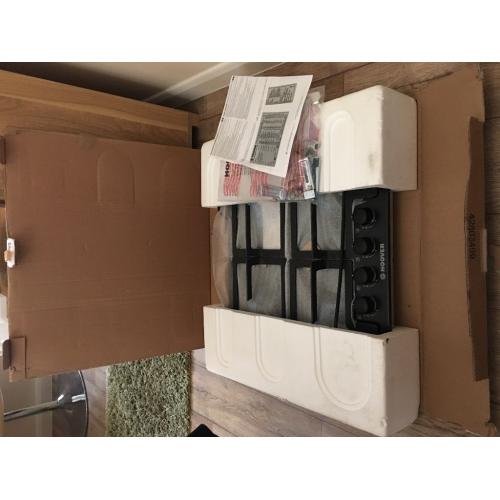 Brand New Hoover HGH64SCB 4 Burner Gas Hob in Black