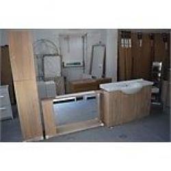 New victoria plum white gloss bathroom vanity set