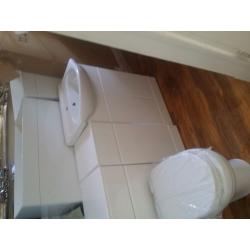 New victoria plum white gloss bathroom vanity set