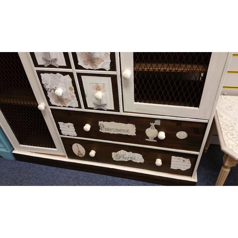 LUSH SHABBY CHIC CABINET FOR SALE.