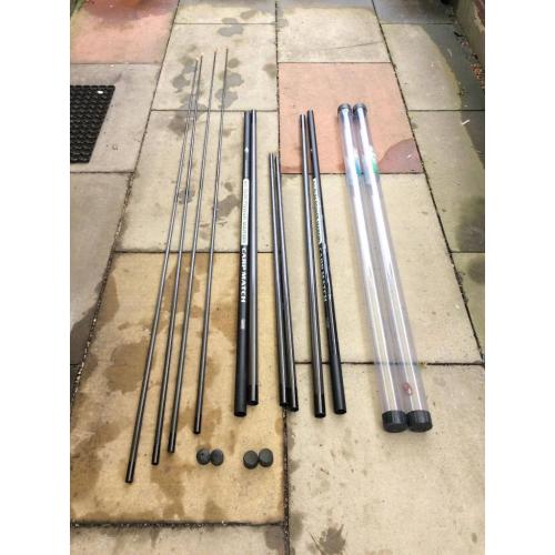 Leeda Slim 6M Carp Pole With 4 Top Kits and Extras