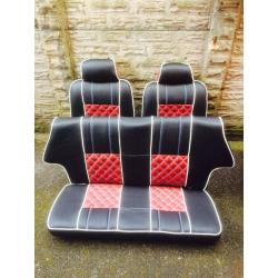 Classic mini seats in leather