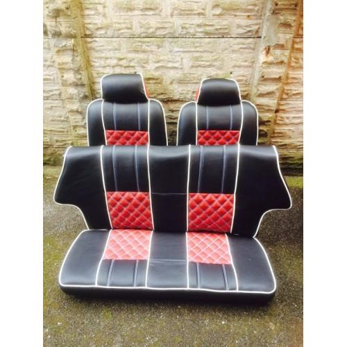 Classic mini seats in leather