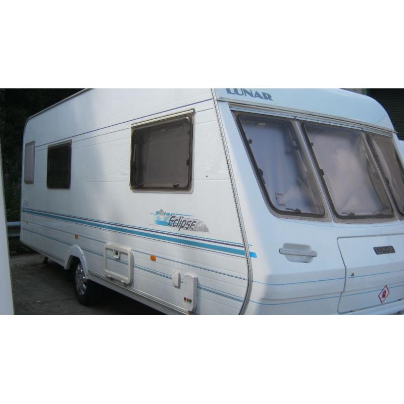 2001 Lunar Solar Eclipse 4 Berth Caravan End Bathroom Excellent Condition