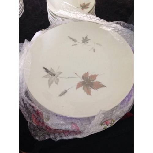 Royal Doulton Tumbling Leaves dinner plates