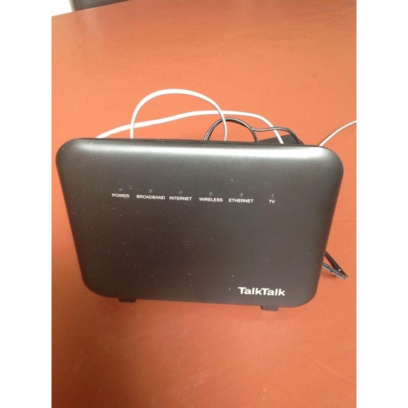 Talk Talk wifi broad band box