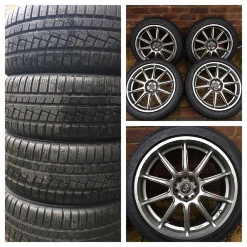 17" Rota GRA wheels Subaru VW Audi Skoda Seat Yokohama tyres pcd 5x100