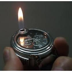 Gas Flame Watch ! For Smoking
