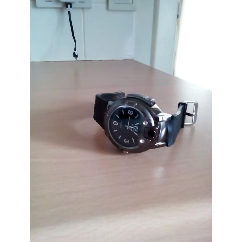 Gas Flame Watch ! For Smoking