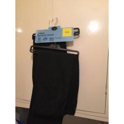 Boys new school trousers black 4 pairs
