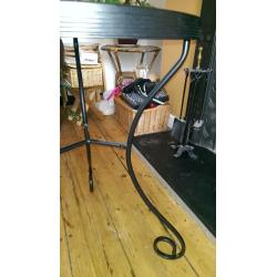 Black Metal Tables X 2 - Interior or Exterior Use
