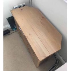 Next solid wood corner TV cabinet