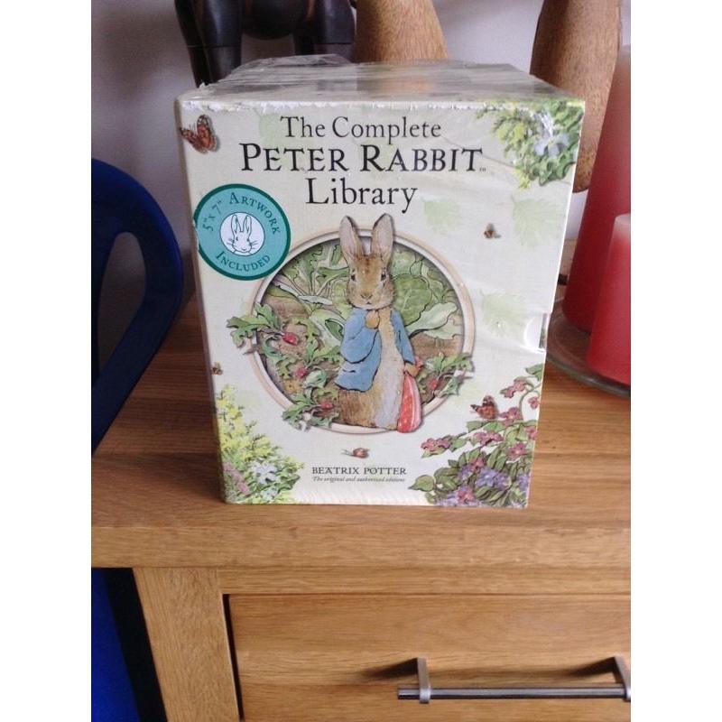 Peter Rabbit book set.