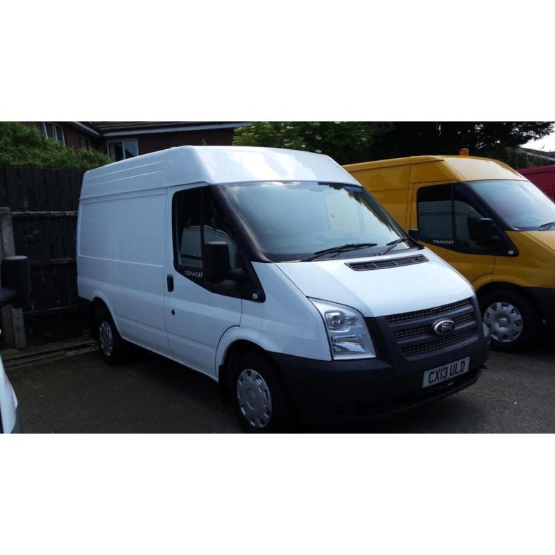 2013 Ford Transit T260 100 Bhp Six Speed 64000 Miles From New Meduim Roof,cars