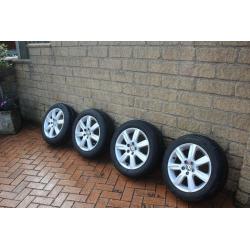 Genuine VW Polo 15" Alloy wheels & Tyres
