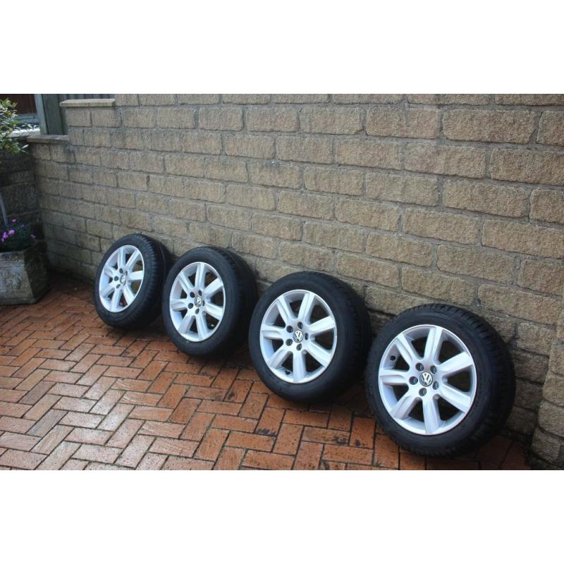Genuine VW Polo 15" Alloy wheels & Tyres