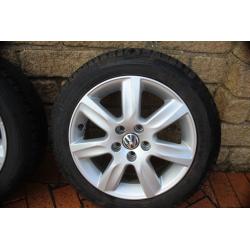 Genuine VW Polo 15" Alloy wheels & Tyres