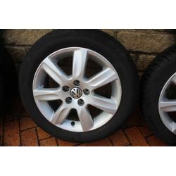 Genuine VW Polo 15" Alloy wheels & Tyres