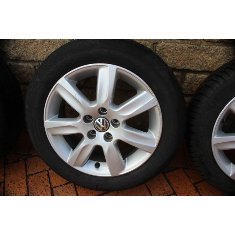 Genuine VW Polo 15" Alloy wheels & Tyres