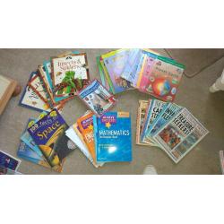 A selection of educational books suitable for primary school children