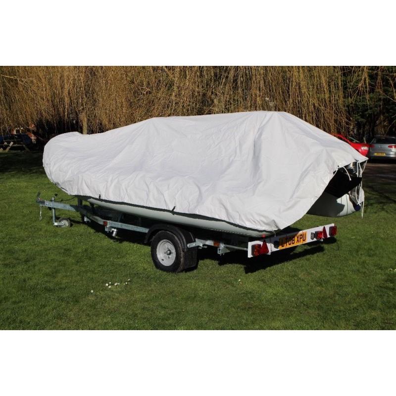 New 4.2M quality Rib Rigid inflatable boat (Mercury) all over Cover will fit most 4 - 4.3M ribs