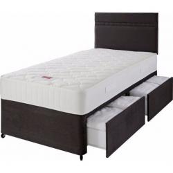 BRAND NEW-SINGLE LUXURY MEMORY BED-WITH 13INCH MEMORY ORTHOPAEDIC MATTRESS**DELIVER ALL OVER LONDON*