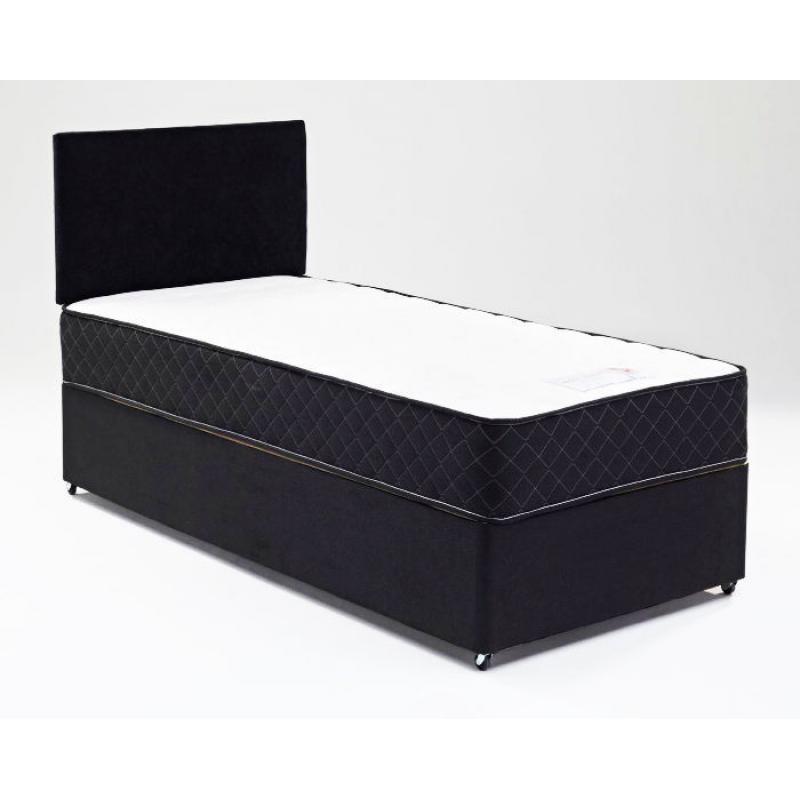 BRAND NEW-SINGLE LUXURY MEMORY BED-WITH 13INCH MEMORY ORTHOPAEDIC MATTRESS**DELIVER ALL OVER LONDON*