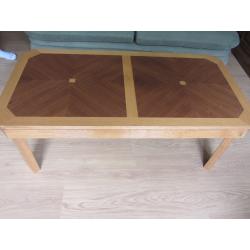Attractive wooden coffee table