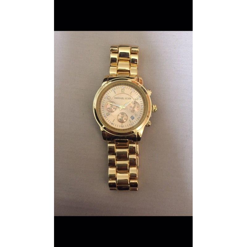 Michael kors gold watch