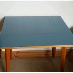 Vintage 50s 60s Formica Drop Leaf Table