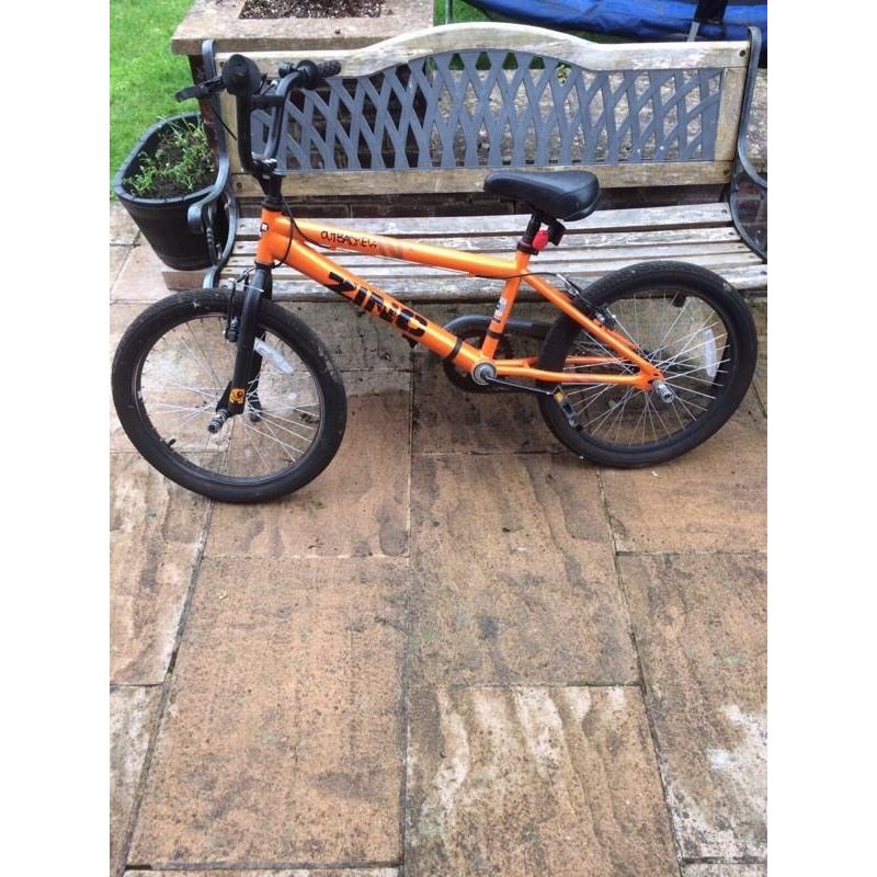 BMX bike age 7-14 zinc