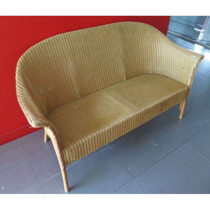 Wooden plated two seater