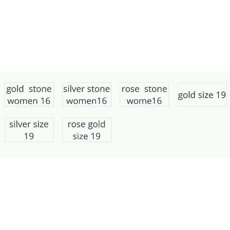 Cartier Bangle Gold Rose Silver Diamond and Plain Available in 2 sizes