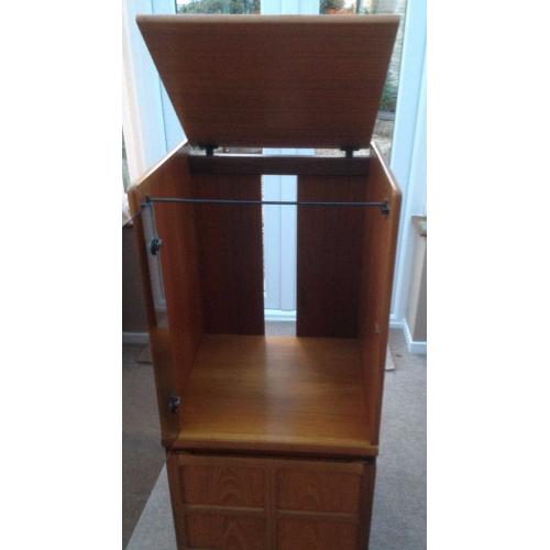 RETRO NATHAN TALL HiFi OR STEREO CABINET IN TEAK