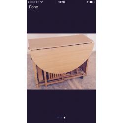 Folding Table with Four Chairs
